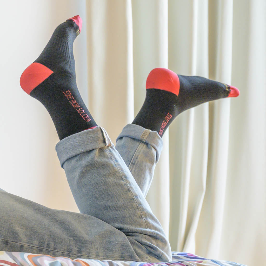 Solidea Socks For You Bamboo Fly - Happy Red